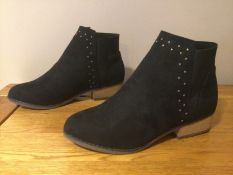Dolcis “Wendy” Low Heel Ankle Boots, Size 6, Black - New RRP £45.99