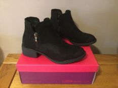Dolcis “Roddy” Ankle Boots, Size 4, Black - New RRP £47.99