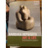 Nine (9) Barbara Hepworth, Rubens, Hogarth and Others Exhibition Posters.