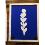 Two (2) Henri Matiise Serigraphs. 'White Palm On Blue' and 'The Swan' 1994