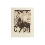 Elizabeth Frink - 'Kalydonian Boar'. Etching 1988. Signed and Numbered.