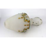 Antique French Bejewelled Turquoise Opaline Ewer A/F