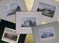 Job-Lot Antique-Vintage 5 Assorted Sizes Mounted Prints of Cornwall-3
