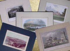 Job-Lot Antique-Vintage 5 Assorted Sizes Mounted Prints of Cornwall-5