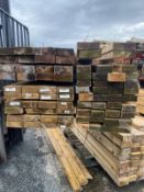 Pallet of 79 mixed lengths 45mm x 120mm / 50mm x 130mm / 47mm x 100mm all @2.4m long