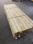 Pallet of 175 rebated shiplap 14.5mm x 119mm @2.4m
