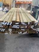 Pallet of 94 Treated Arris Rail 75mm x 75mm 2.4m Length