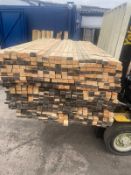 Huge Pallet of 400 Rough Sawn 2"" x 1"" inch 2.1m Length