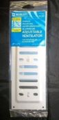 300 x Hit & Miss Silver Marley Aluminium Adjustable Ventilation Wall Air Vent (3 Boxes of 100) 1