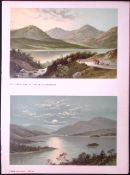 Scotland The Road to Stronaclacher & The Upper End Loch Lomond Antique Print-41