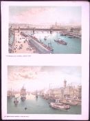 Scotland Glasgow The Broomielaw Antique Coloured Print-14.