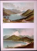 Scotland Loch Long & Loch Goil Head Antique Coloured Print-25a