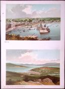 Scotland The Clyde and Rothesay Bay Antique Coloured Print-23