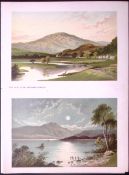 Scotland Ben Ledi From Callander Bridge Antique Coloured Print-30