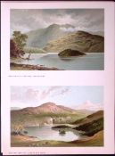 Scotland Ben Venue & Ellen’s Isle Loch Katrine Antique Coloured Print-35