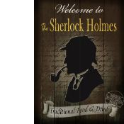 Sherlock Holmes Traditional Pub Sign Metal Wall Art