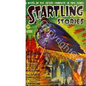 Startling Stories Classic Cult Sci-Fi Cover Stunning Metal Art