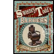 Sweeney Todd Barbers Victorian Style Metal Wall Art