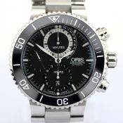 Oris / Pro Diver Chronograph Automatic - Gentlemen's Steel Wristwatch