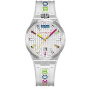 Bomberg / Bolt-68 New Auto Metropolis Chroma White BF43ASS.12-8.12 - Gentlemen's Steel Wristwatch