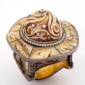 Natural Diamond 24K Yellow Gold Ring