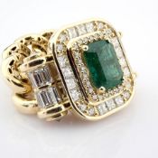 Natural Diamond 14K Yellow Gold Ring