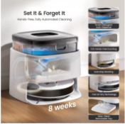 Smart Robot Vacuum & Mop – 12000Pa Suction, Lidar Mapping, Auto Empty & Mop Wash, Alexa/Google