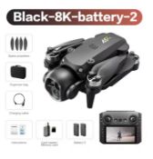 8K Dual Camera Brushless Drone With 4.3" Screen, 2 Batteries, Long Range, Optical Flow FPV Quad