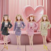 4-Piece Doll Clothes & Accessories Set – 10.5" Fashion Outfits With Coat, Hat, Heels & Props