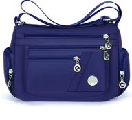 Neutral Nylon Ladies’ Handbag – Oxford Cloth Crossbody, Multi-Compartment Travel & Casual Bag