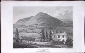 Plas Newydd Anglesey Wales Antique 213 Years-Old Georgian Steel-Engraving-200