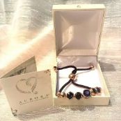 Aurora Purple Swarovski Crystal Friendship Bracelet