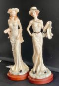 A Pair of Leonardo Collection Elegant Days Figurines In Box