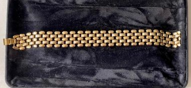 Vintage Gold Plated Chain Link Bracelet
