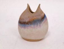 Vintage Greek Kamini Fish Mouth Vase