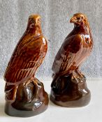 A Pair of Vintage Beneagles Scotch Whiskey Eagle Decanters