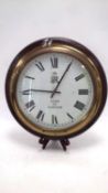 Vintage Jans of London Quartz Mahogany Wall Clock