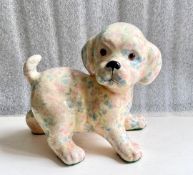 Gorgeous Global Studios Floral Decoupage China Puppy Dog