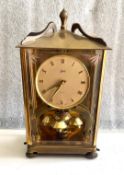 Vintage Schatz Germany Brass Art Deco 400 Day Anniversary Clock