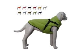 5 x Assorted Waterproof Fleece-Lined Dog Coats - Mixed sizes Approx RRP Â£160.00