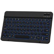 Bluetooth Keyboard,7-Color Backlit Multi-Device