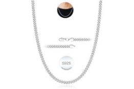 10 x 925 Silver Chain Necklace for Men