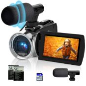 Video Camera 4K 48MP Camcorder