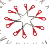 72 x Consortium School Scissors RRP Â£3.99 ea L1c