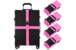 8 x Luggage Suitcase Straps Sets