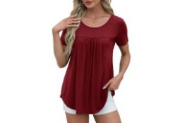 7 x Women's Cotton Tunic Tops T-Shirt