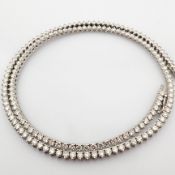 Round Cut Lab-Grown Diamond Tennis Necklace - 8.65 Total Carat (MDI Certified)