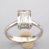 Emerald Cut Lab-Grown Diamond Ring - 2.13 Total Carat (IGI Certified)