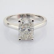Cushion Cut Lab-Grown Diamond Ring - 1.49 Total Carat (IGI Certified)