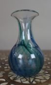 Vintage Hand-Blown Art Glass Bud Vase